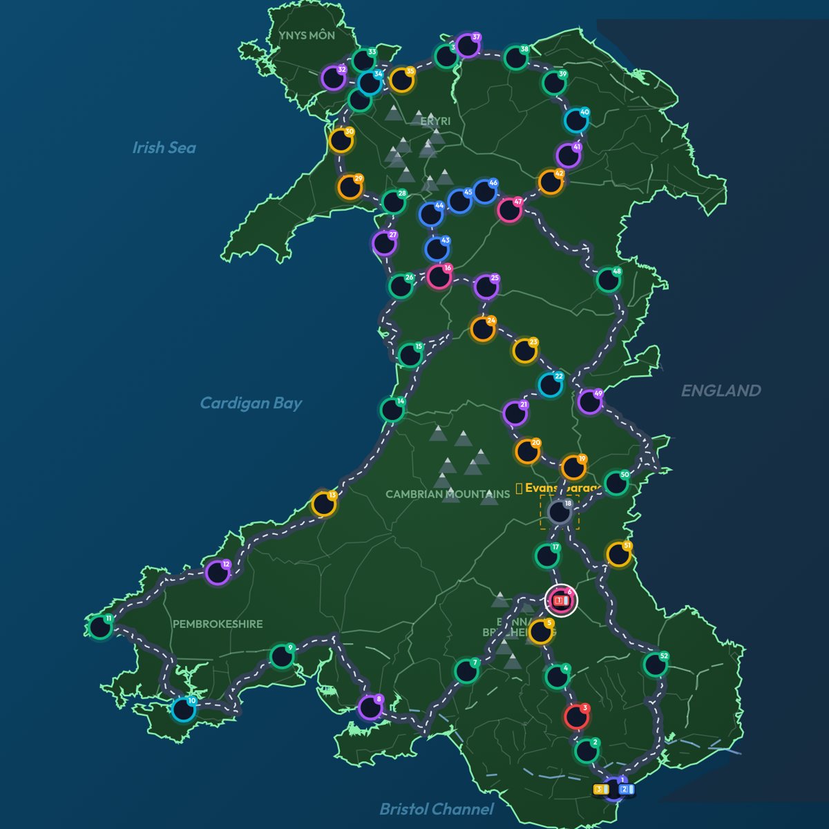 The online game board